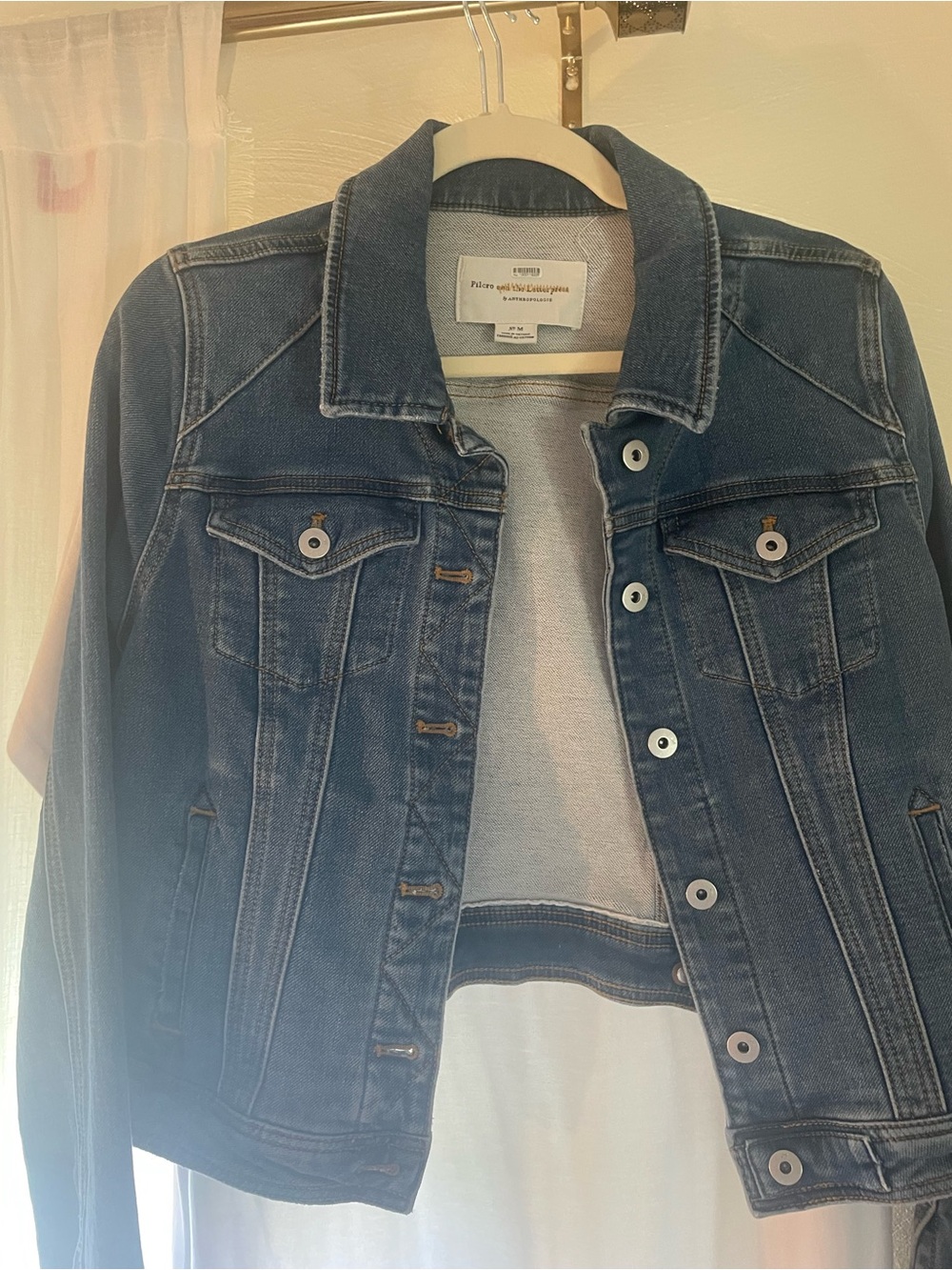 Pilcro and the Letterpress Women's Dark Blue Denim Jacket